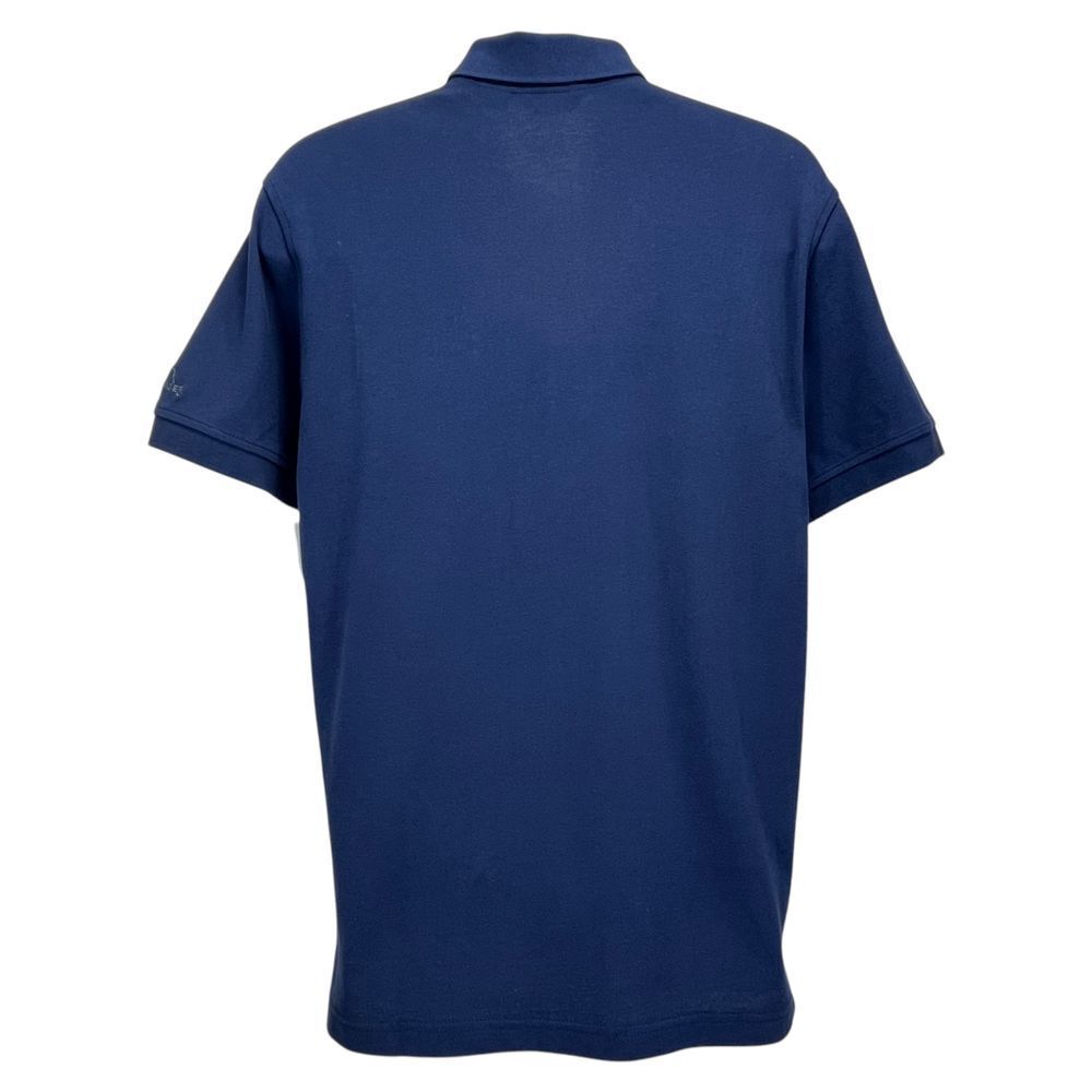 Disney Park Eddie Bauer Men's Medium Blue 100% Cotton Pique Polo Shirt WDI Patch - Picture 5 of 11